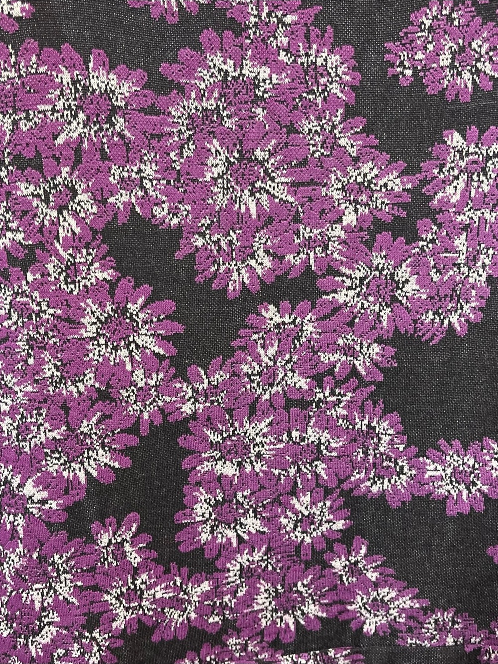 LuLaRoe Amelia Dress Purple Floral Short Sleeve Dress feminine defined pockets - Picture 3 of 12